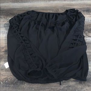 Tie Shirt with Sleeves